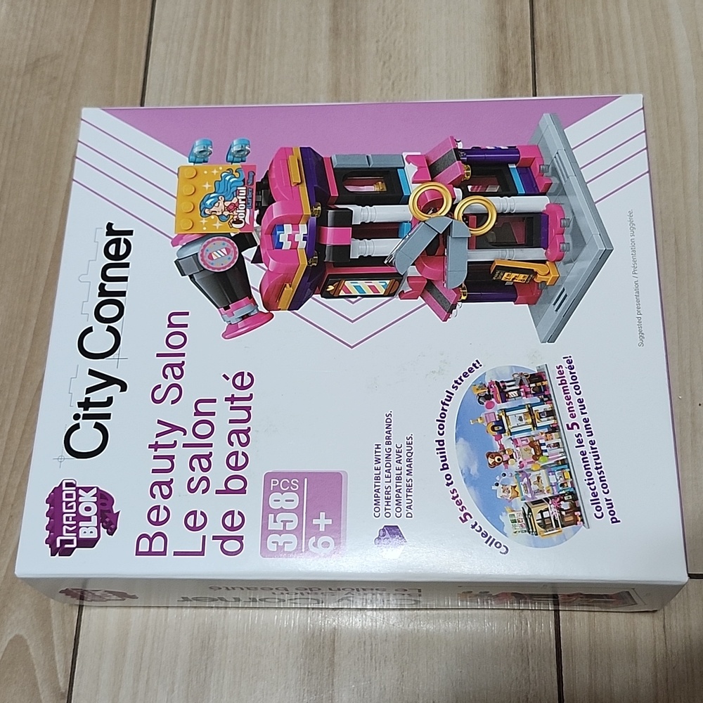 Beauty salon city corner blocks 358pcs